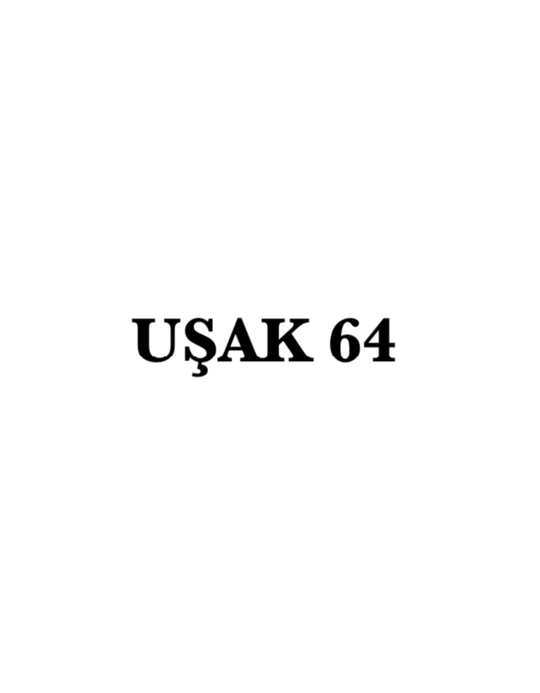 USAK 64 - CARSTICKYZ